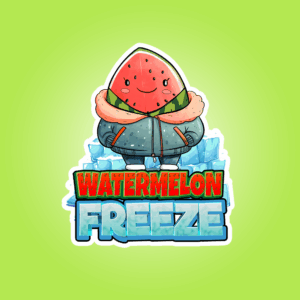 Watermelon Freeze Logo Machine Sign