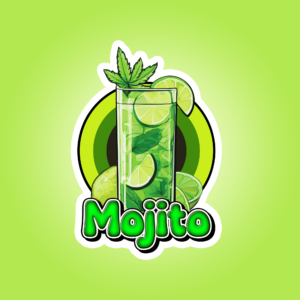 Mojito Logo Machine Sign