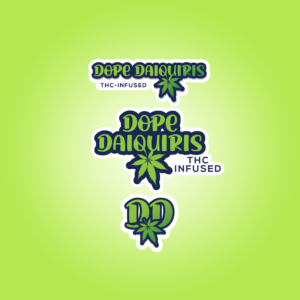 Dope Daiquiris Stickers - 50pk